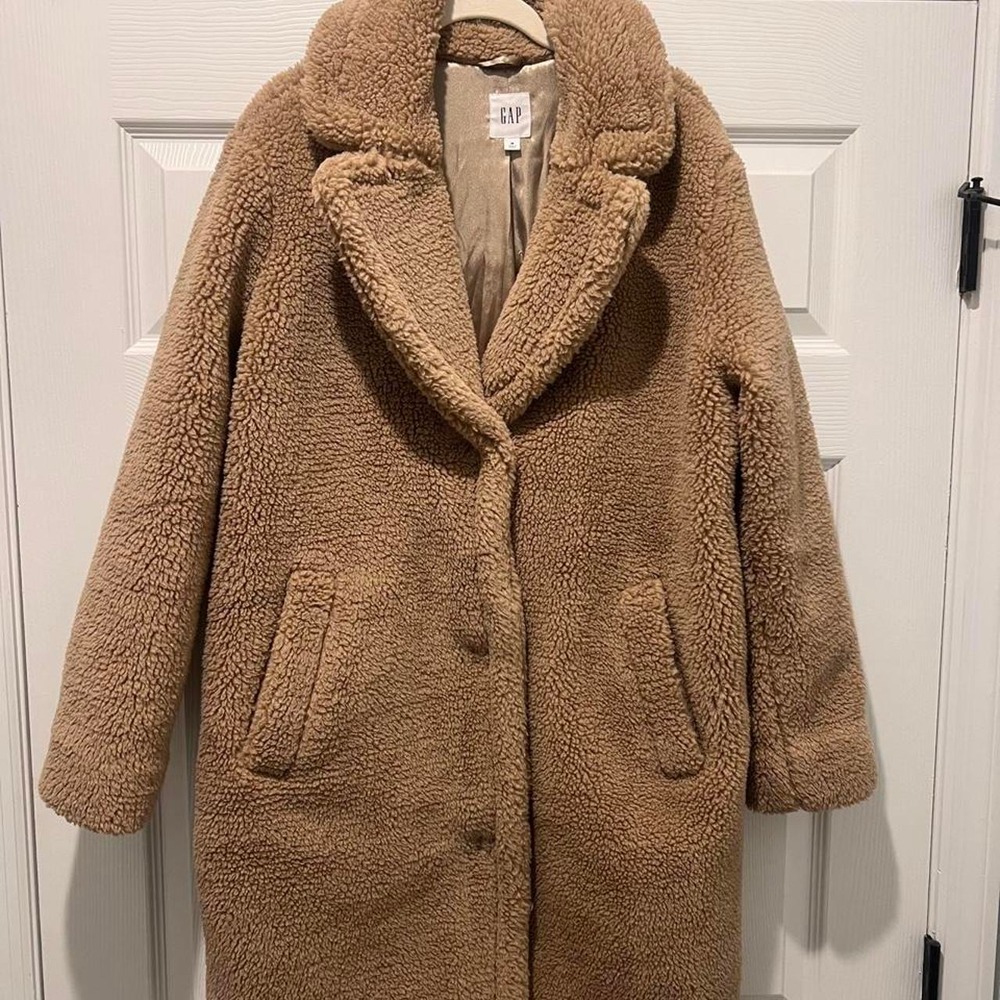 Women's GAP Winter Teddy Coat sz Medium
